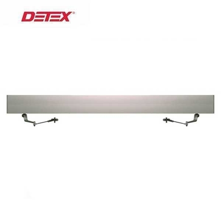 DETEX LOW ENERGY AUTOMATIC OPERATOR FOR DOUBLE DOOR PULL, 75.5 IN FOR PAIRS OF 3 FT DOORS, 204-RI CLEAR AR DTX-AO19-2x75.5xPULLxAL